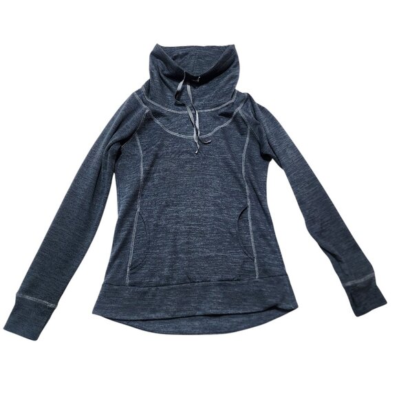 Kuhl Womens Gray Knit Pullover Medium Funnel Neck Long Sleeve Casual‎ Fit READ - Picture 1 of 9